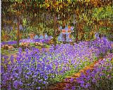 Claude Monet Irises in Monet's Garden painting